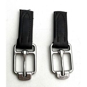 Stubben Stainless Steel Stirrup Leather Buckles Pair